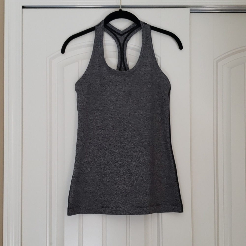 Lululemon gray racerback tank top